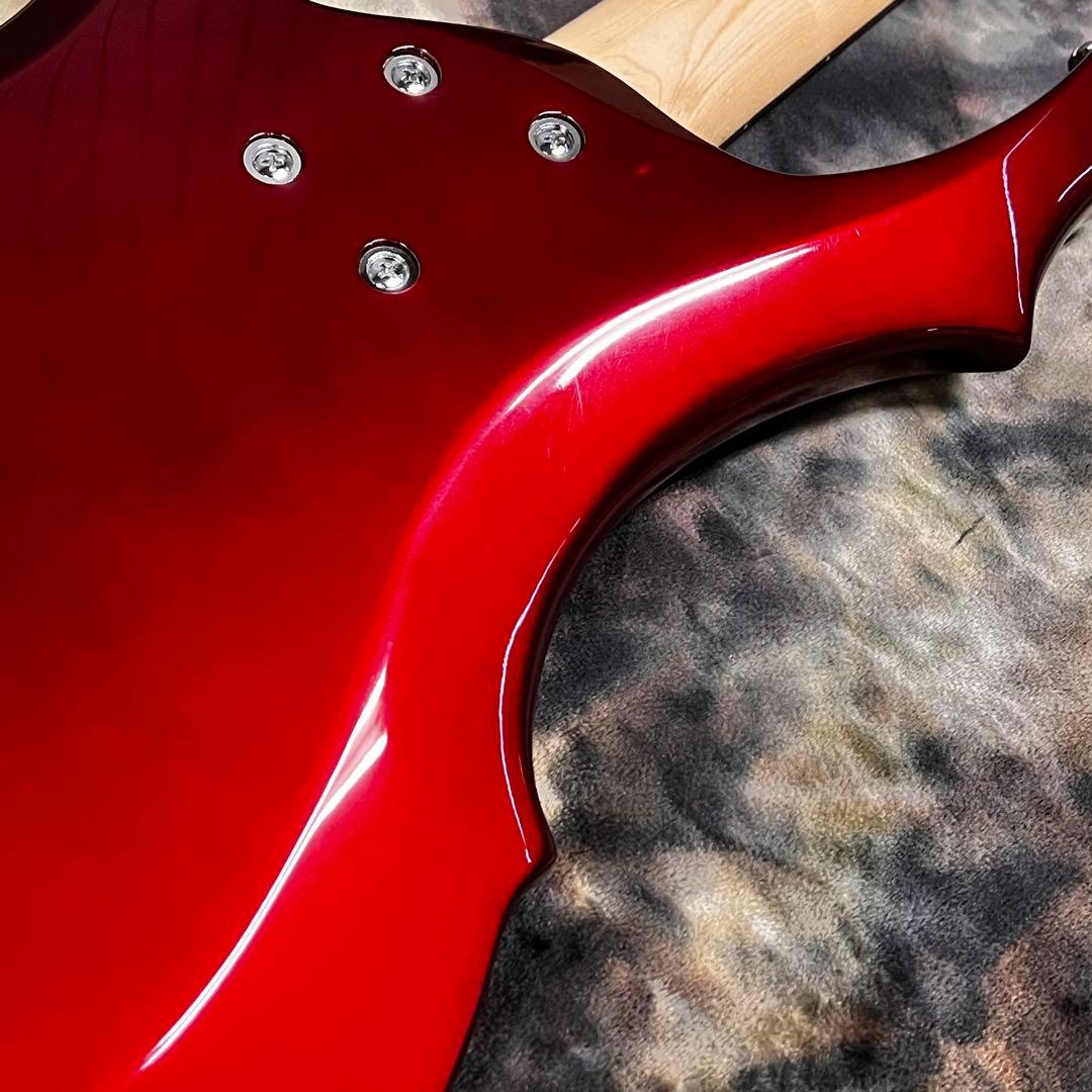 グラスルーツ フォレスト エレキベース メタリックレッド 管AH