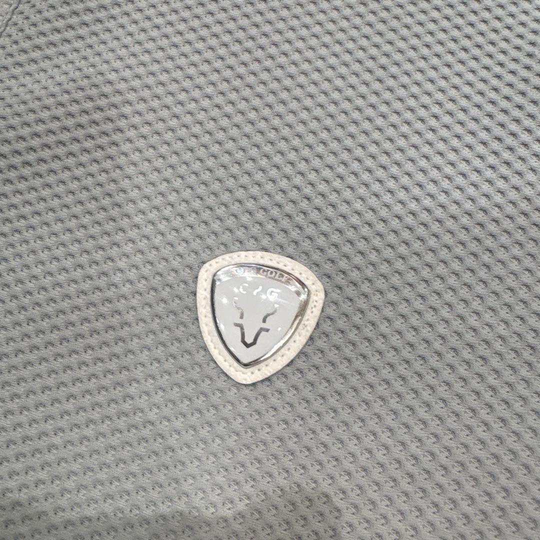CPG GOLF グレー メッシュゴルフシャツ M