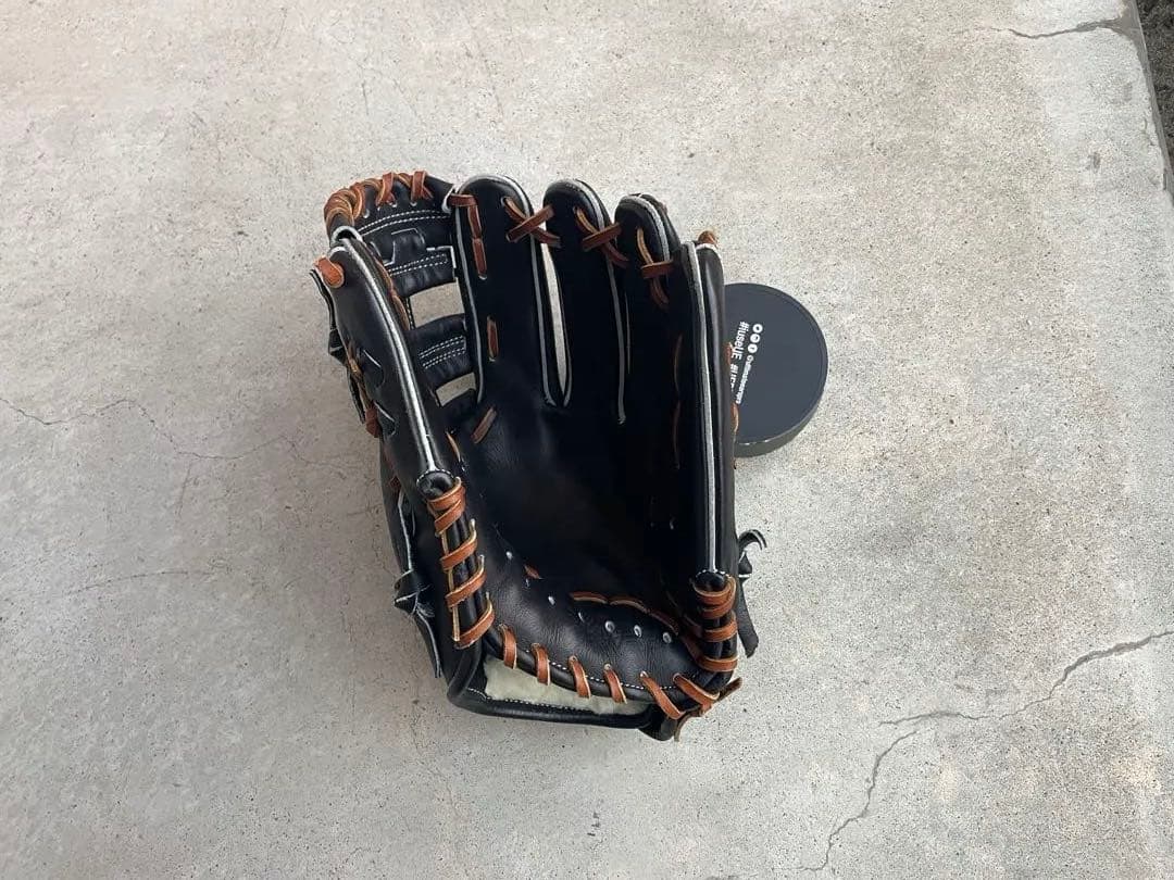 実使用 支給品 久保田スラッガー グラブ グローブ 硬式 内野 高校野球対応