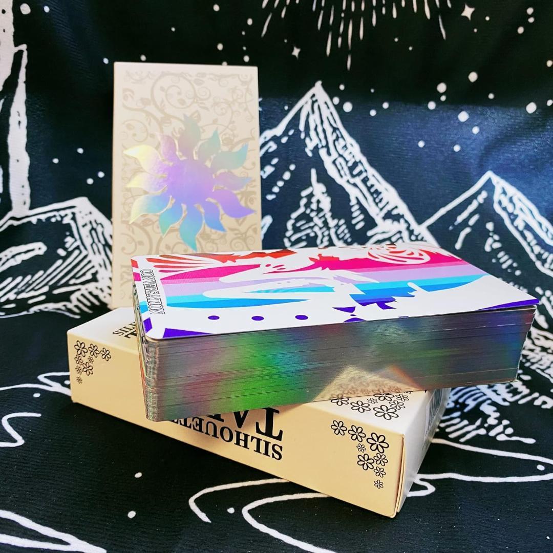 【正規品タロットカード】シルエットタロット 3rdエディション 太陽／ネガティブ