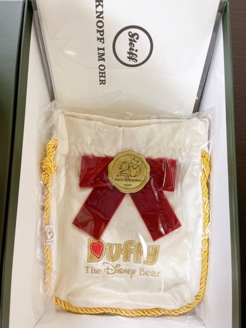 【新品未使用】シュタイフ製ダッフィー　20周年記念　2500体限定