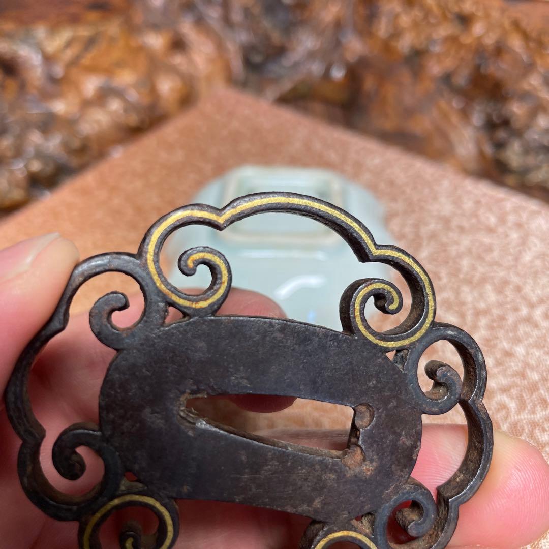 鍔 日本刀 刀装具 鐔 骨董 古美術