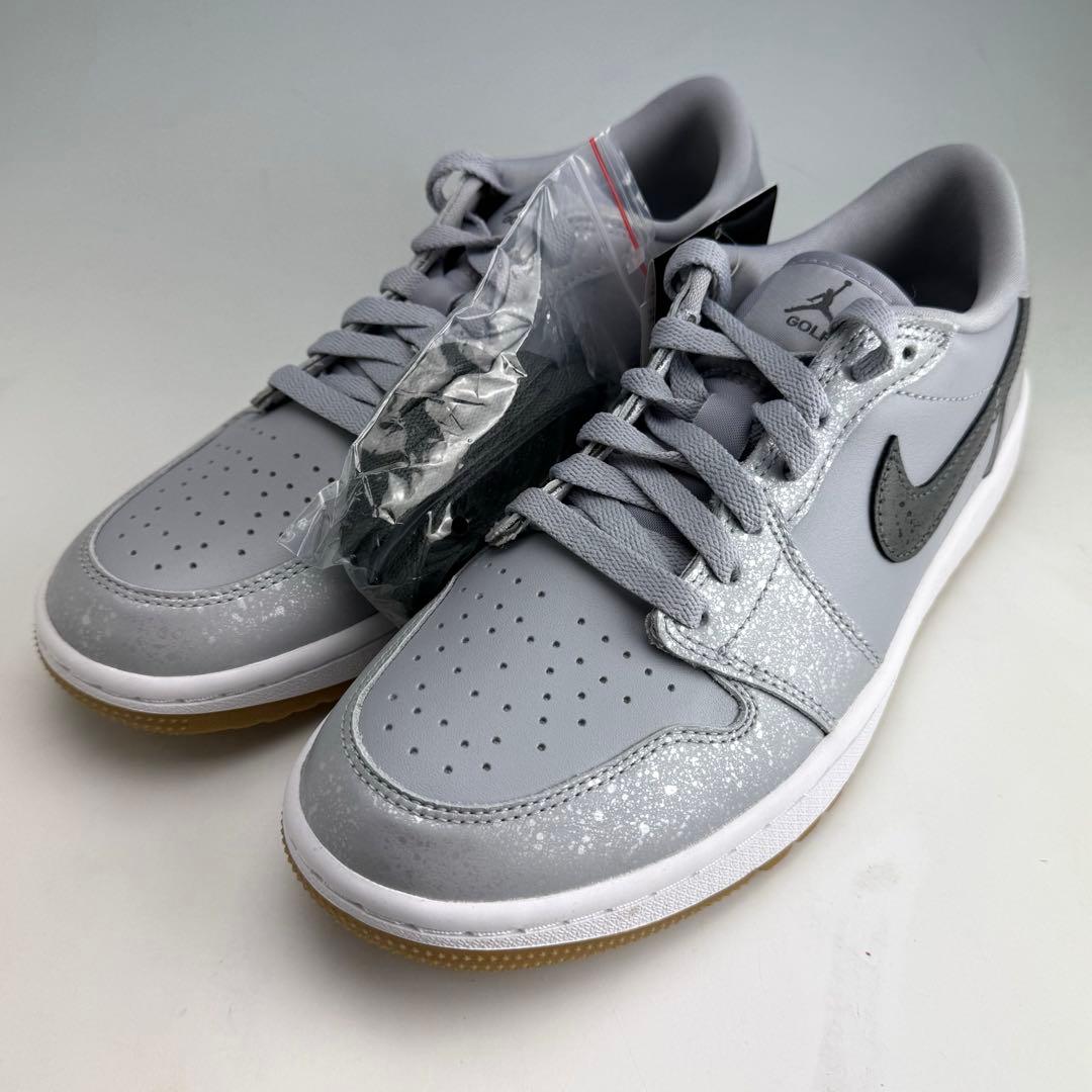 25cm ナイキ エアジョーダン1 ロー ゴルフ \"ウルフグレーガム\"