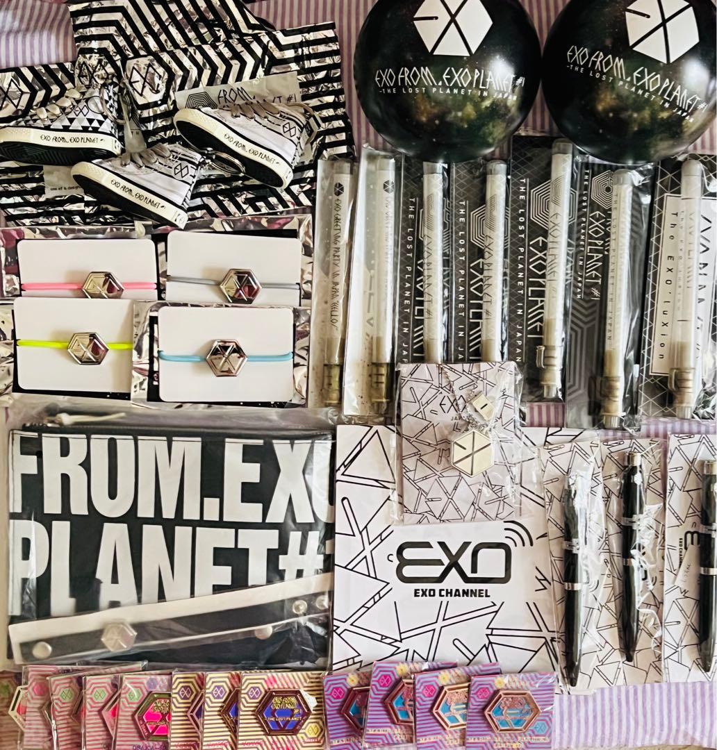 EXO グッズ／アルバム CD DVD トレカ 写真集 FC特典など まとめ売り