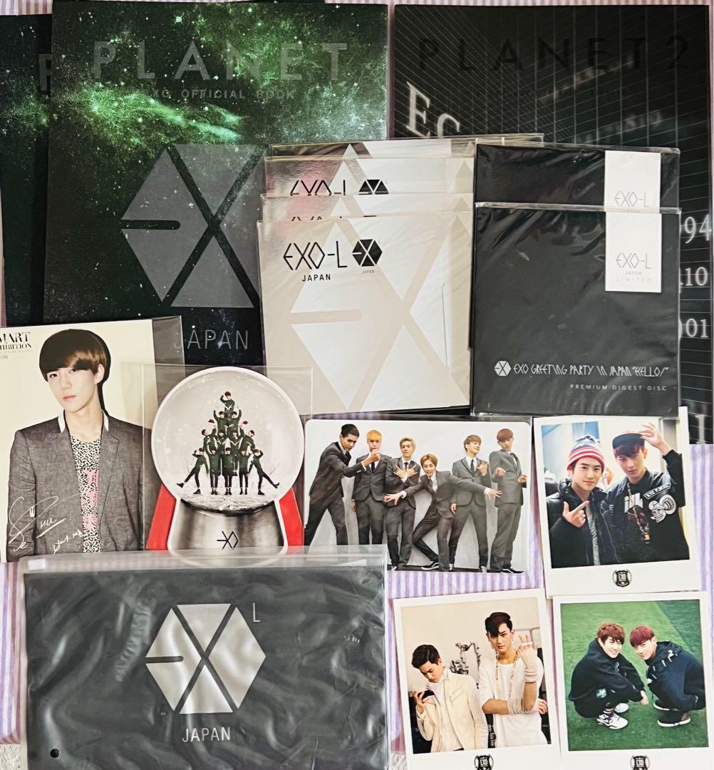 EXO グッズ／アルバム CD DVD トレカ 写真集 FC特典など まとめ売り