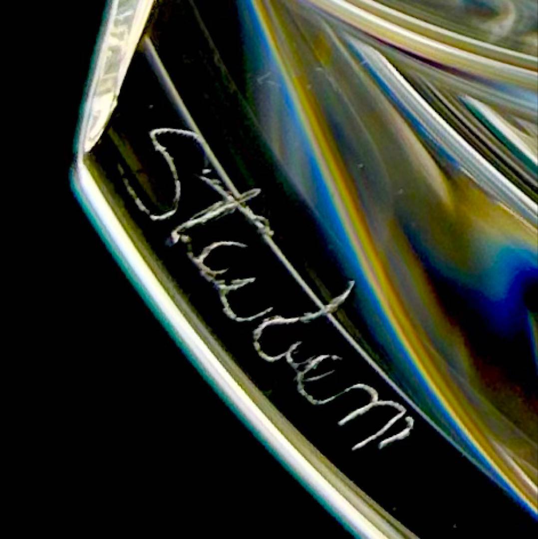 希少【極上美品】スチューベン芸術品　クリスタル　スターストゥリーム流星　オブジェ