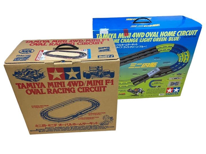 【当時物 】タミヤ TAMIYAミニ四駆 オーバルホームサーキット 立体レーン