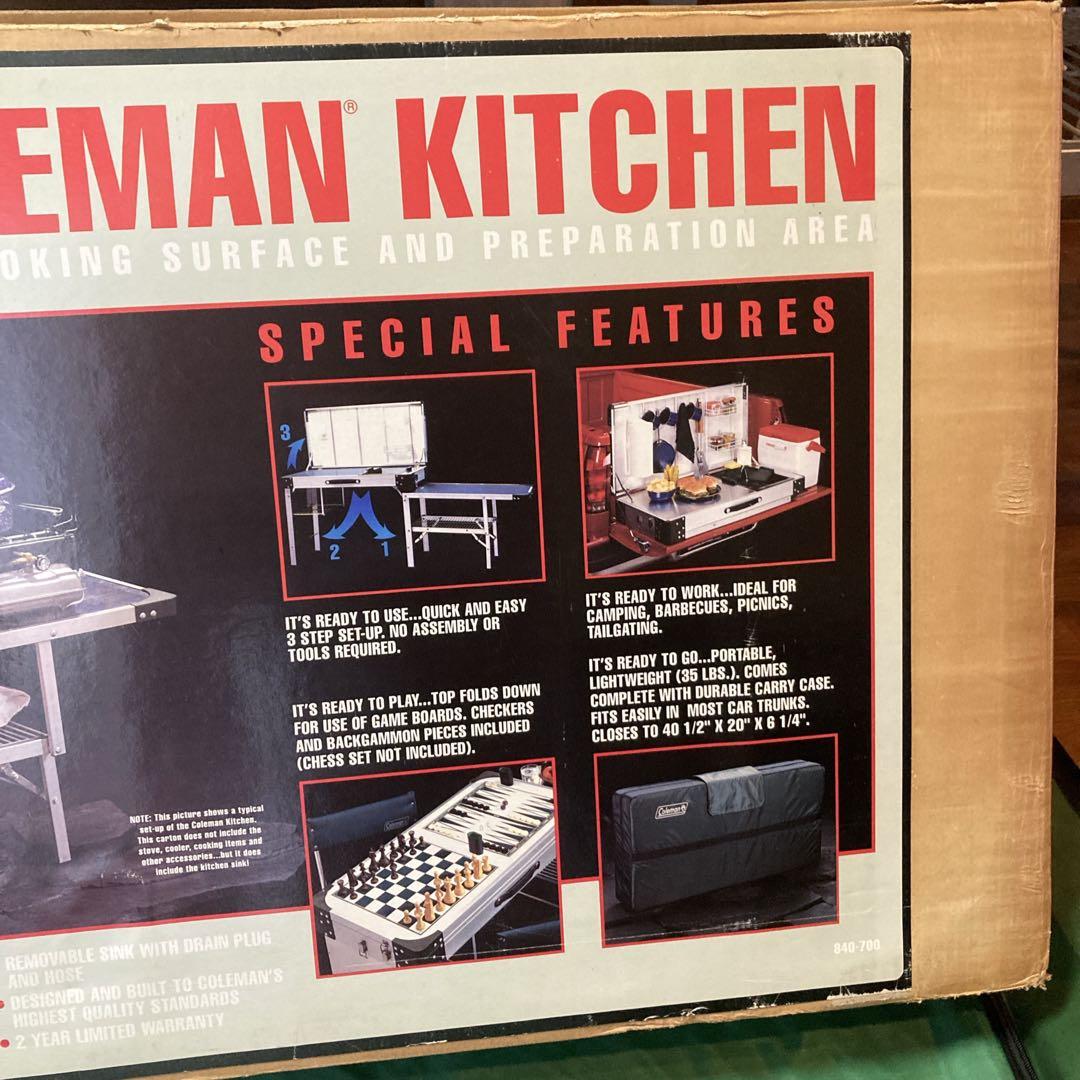 新品未使用✨️ 希少！廃盤！巨大！ コールマン ヴィンテージ キッチンテーブル