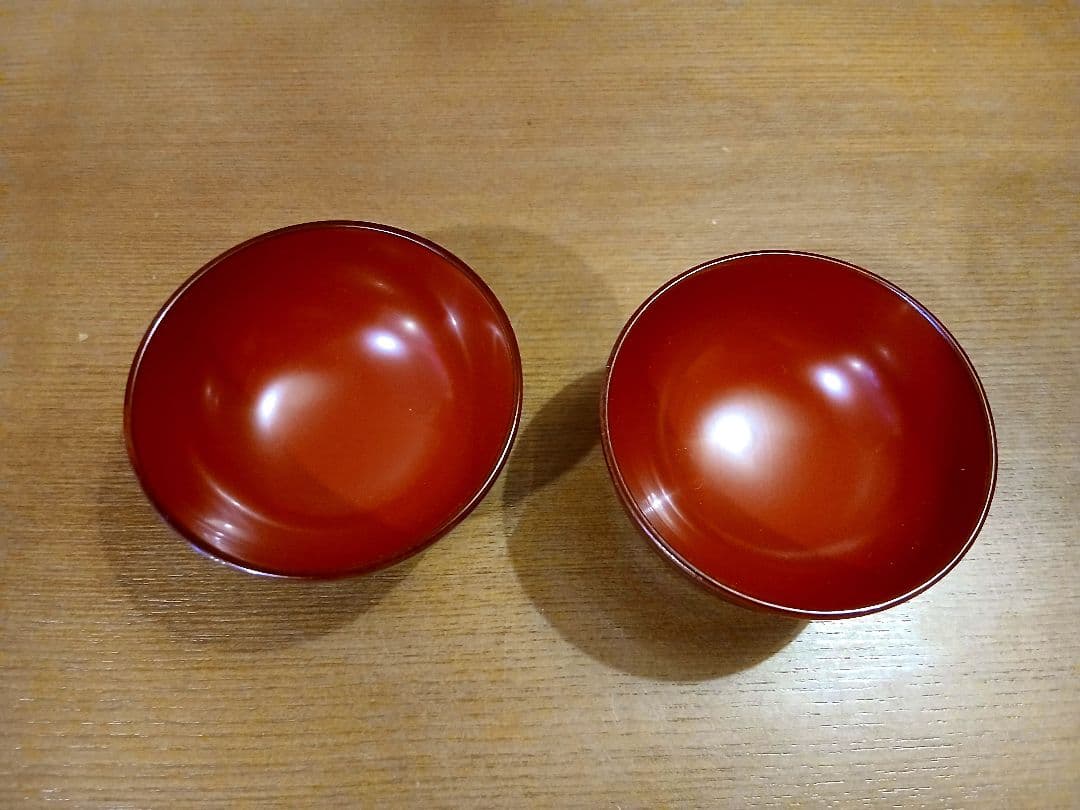 未使用　輪島塗　欅　ぐいのみ　盃　2客セット　酒器　天然木　伝統工芸