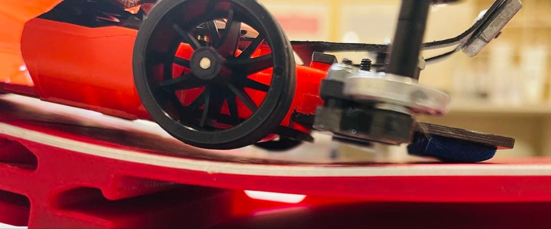 ミニ四駆　MSスギヤマ式フレキ　V字カット鳥居残し　前後スラダン