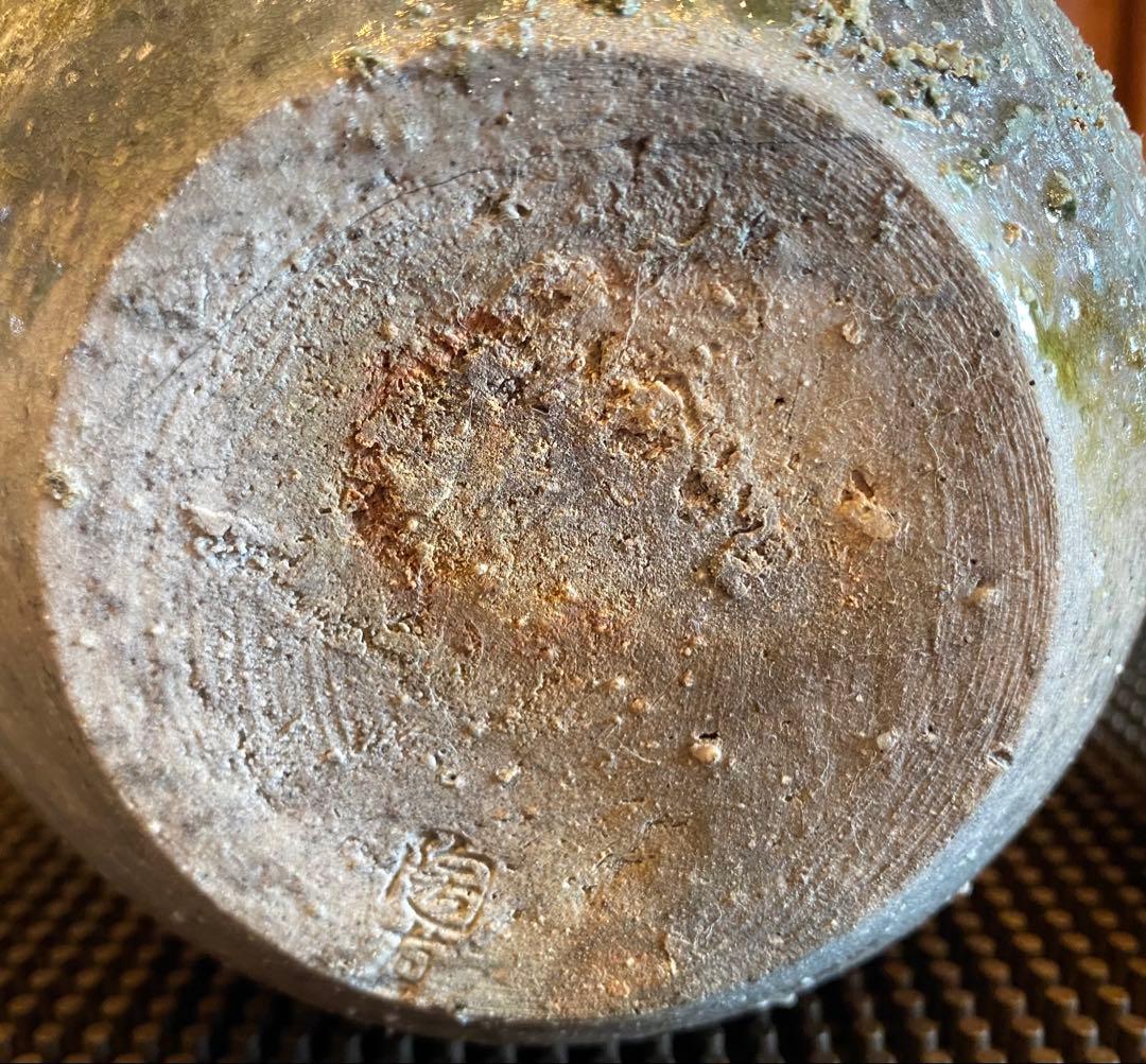 古美術　薪窯常滑焼　一輪挿し・花器　 4点セット ヴィンテージ　レア