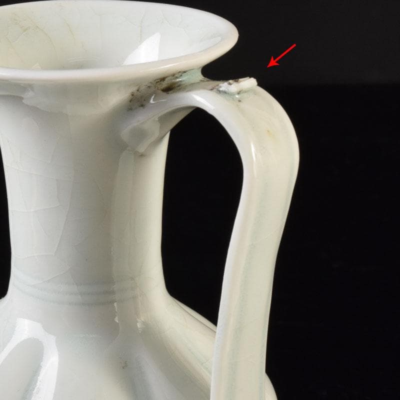 中国　影青　青白磁　蓋付水注瓶　N　7115