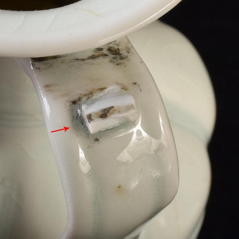 中国　影青　青白磁　蓋付水注瓶　N　7115