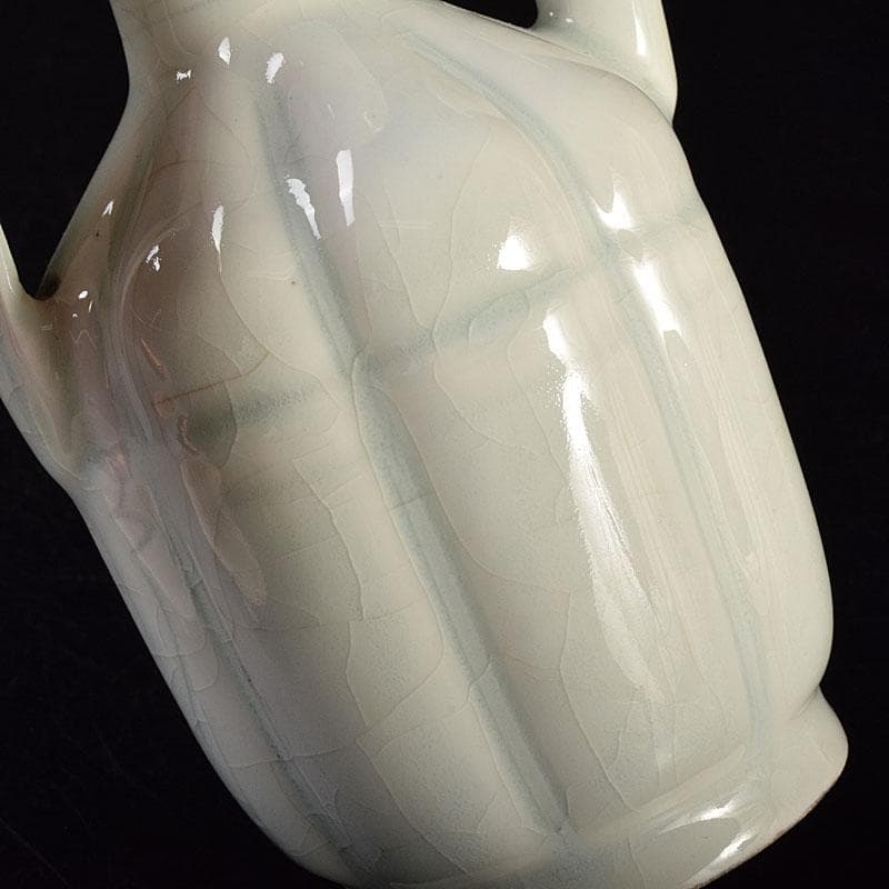 中国　影青　青白磁　蓋付水注瓶　N　7115