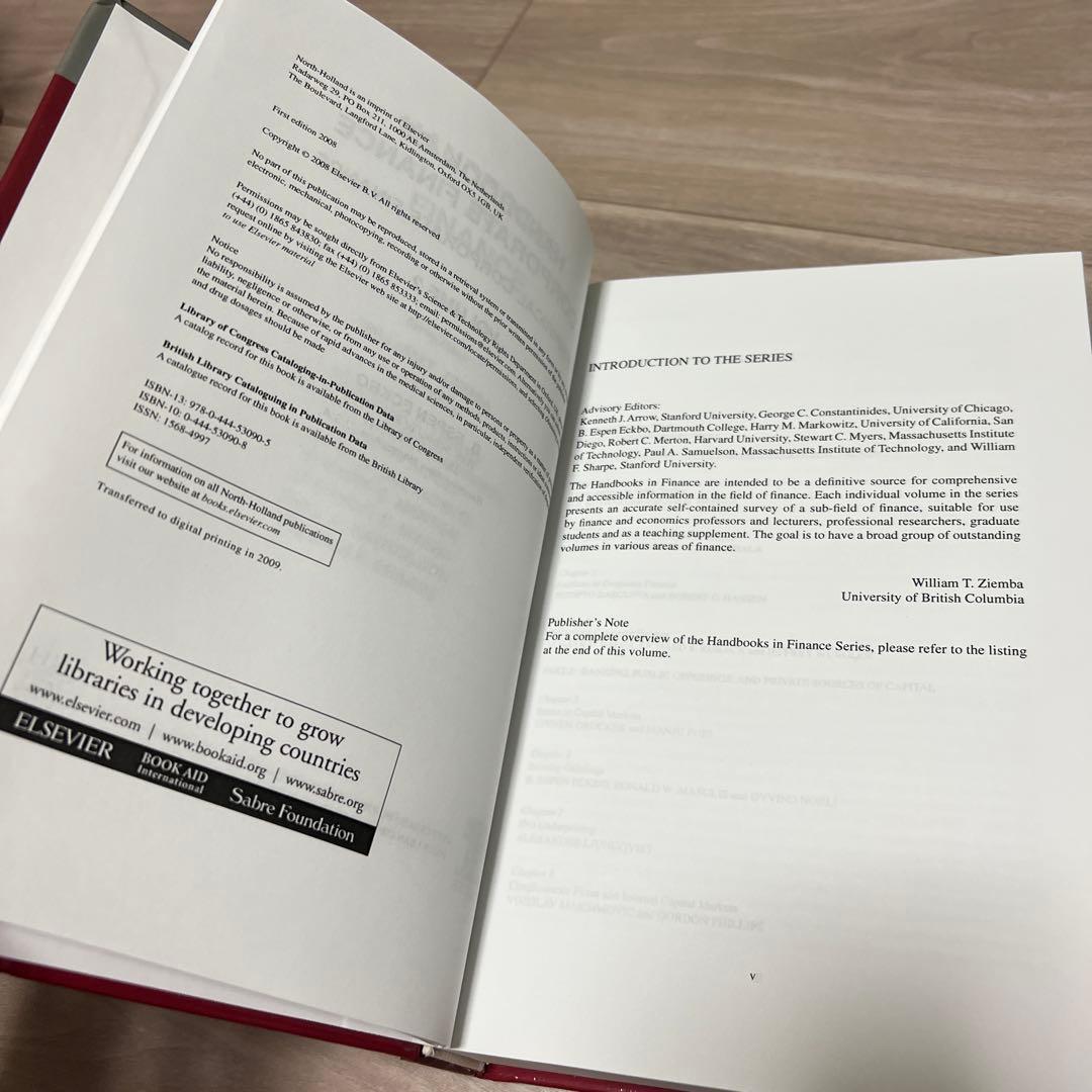 ビジネス・経済 Handbook of Corporate Finance, Volume 2