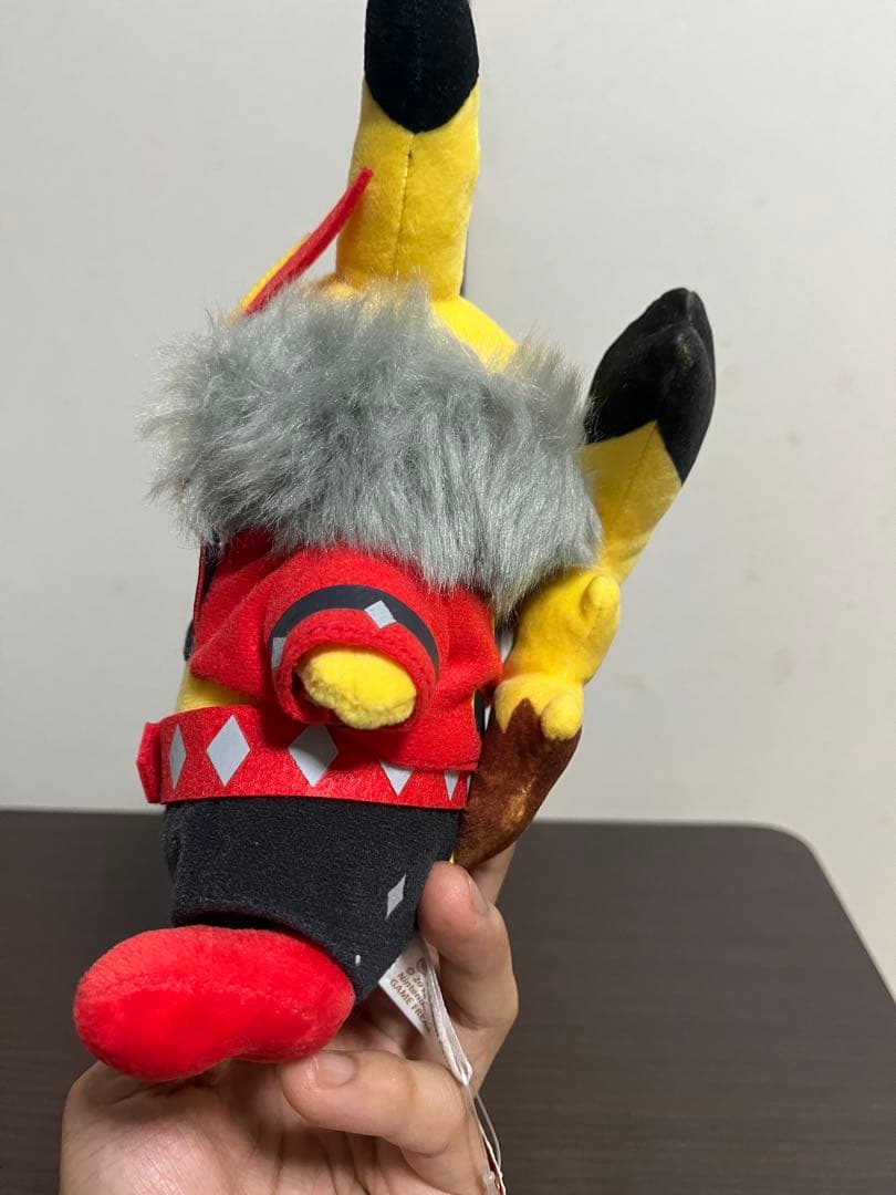 ハードロックピカチュウぬいぐるみ ポケモンセンター限定 タグ付き
