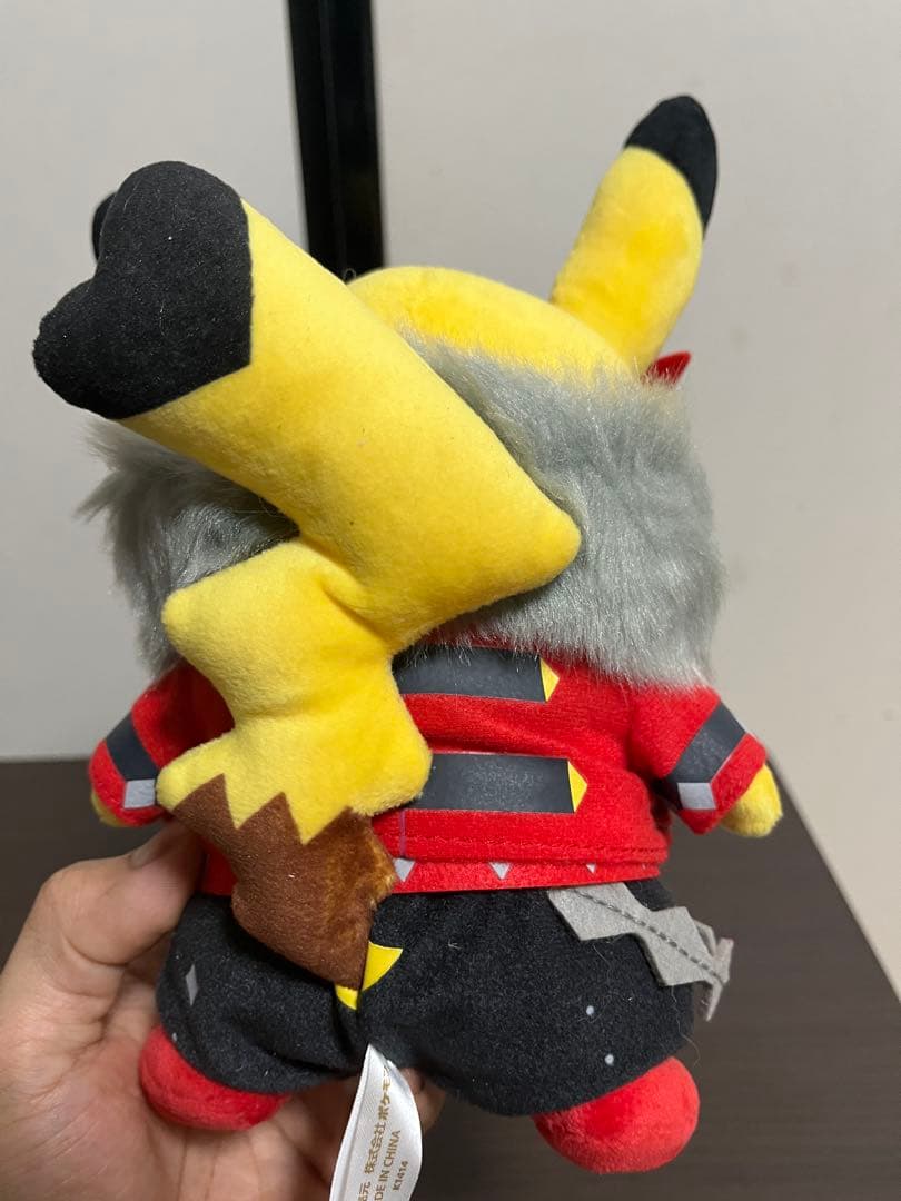 ハードロックピカチュウぬいぐるみ ポケモンセンター限定 タグ付き