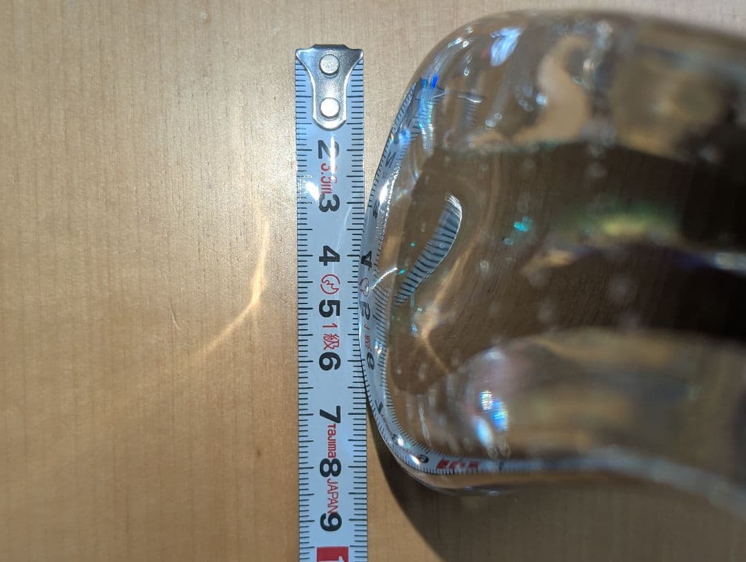 横濱硝子　海の華M　オブジェ　 フラワーベース　一輪挿し