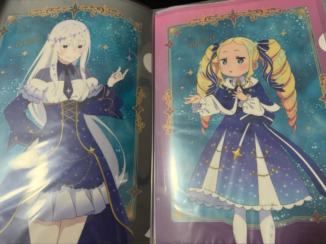 リゼロ　エミリア　誕生日　クリアファイルセット