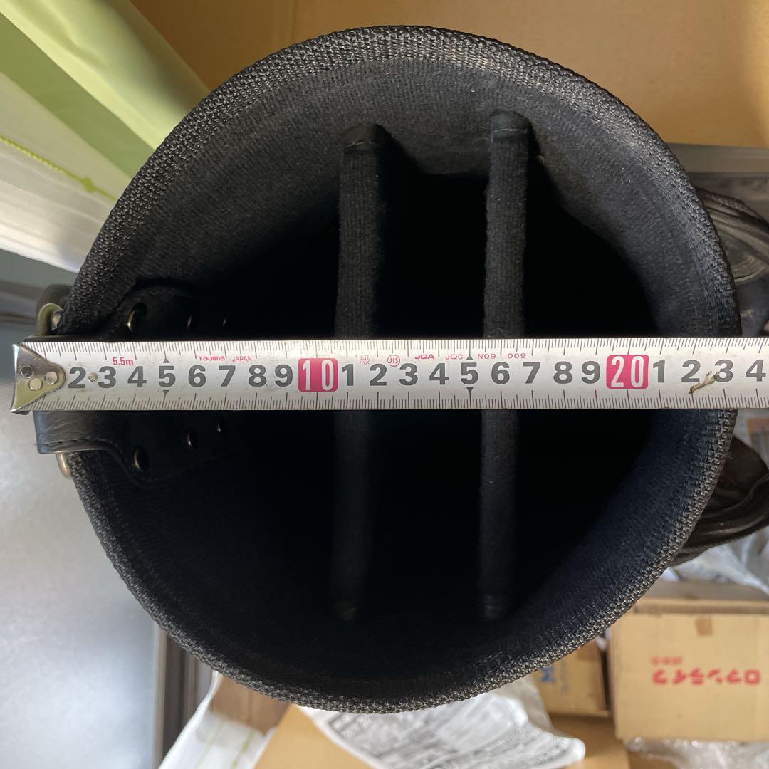 タイトリスト DCI キャディバッグ　合皮　ブラック&ホワイト　ゴルフバッグ