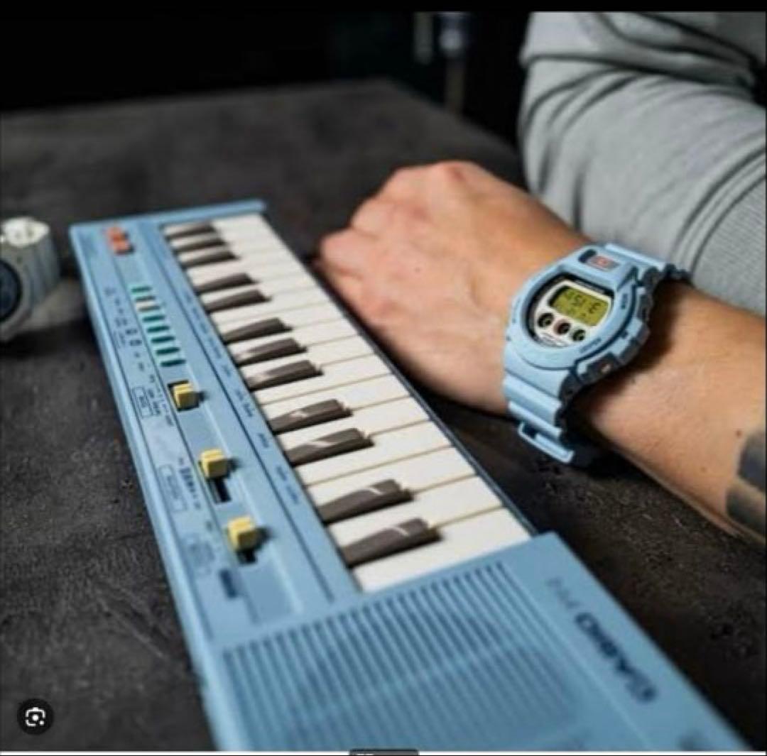 Casio PT-1☆ミニシンセサイザー☆ベビーブルー☆超レアカラーモデル(2)