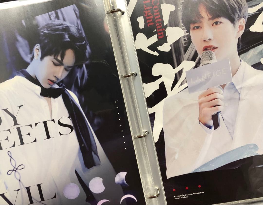 王一博 カードバインダー＋カード入りリフィル20 枚付 アルバム o 写真集