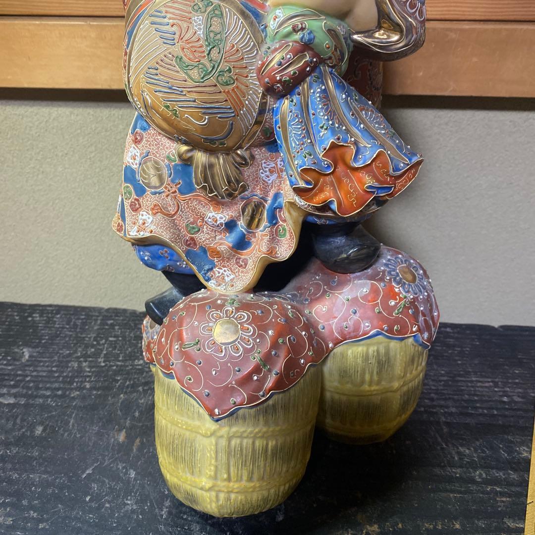 古九谷焼　大黒天置物