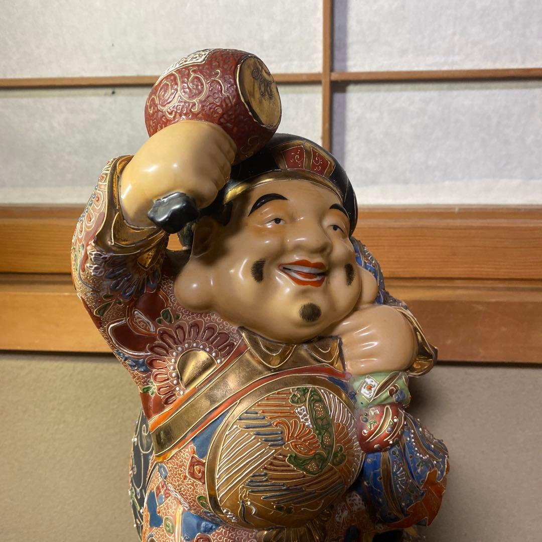 古九谷焼　大黒天置物