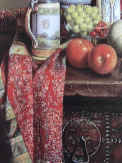 山中雅彦、【果物のある静物】、希少な画集より、状態良好、新品高級額装付