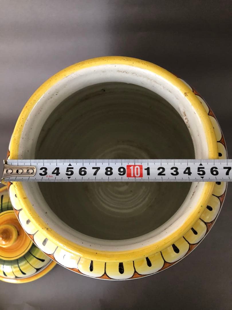 イタリア陶器　シシリア島パレルモで購入