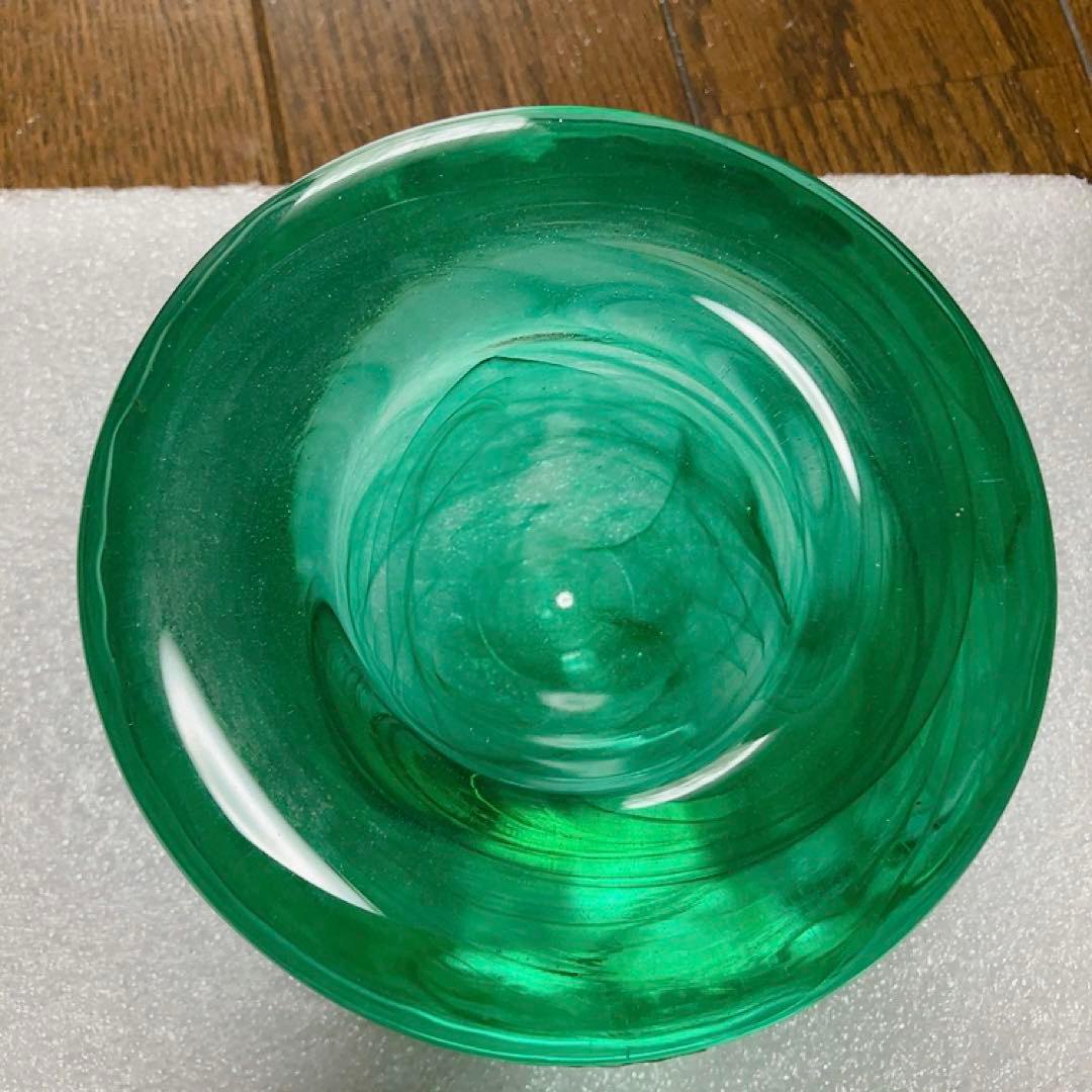 KOSTA BODA ティーライトキャンドルホルダー 多目的ボウル グリーン 緑