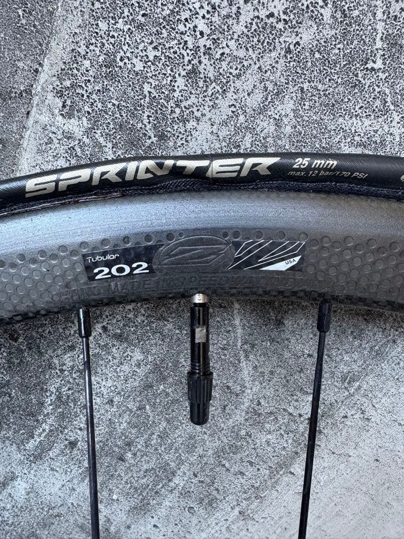 Zipp 202 tubular カーボンチューブラー リムブレーキ