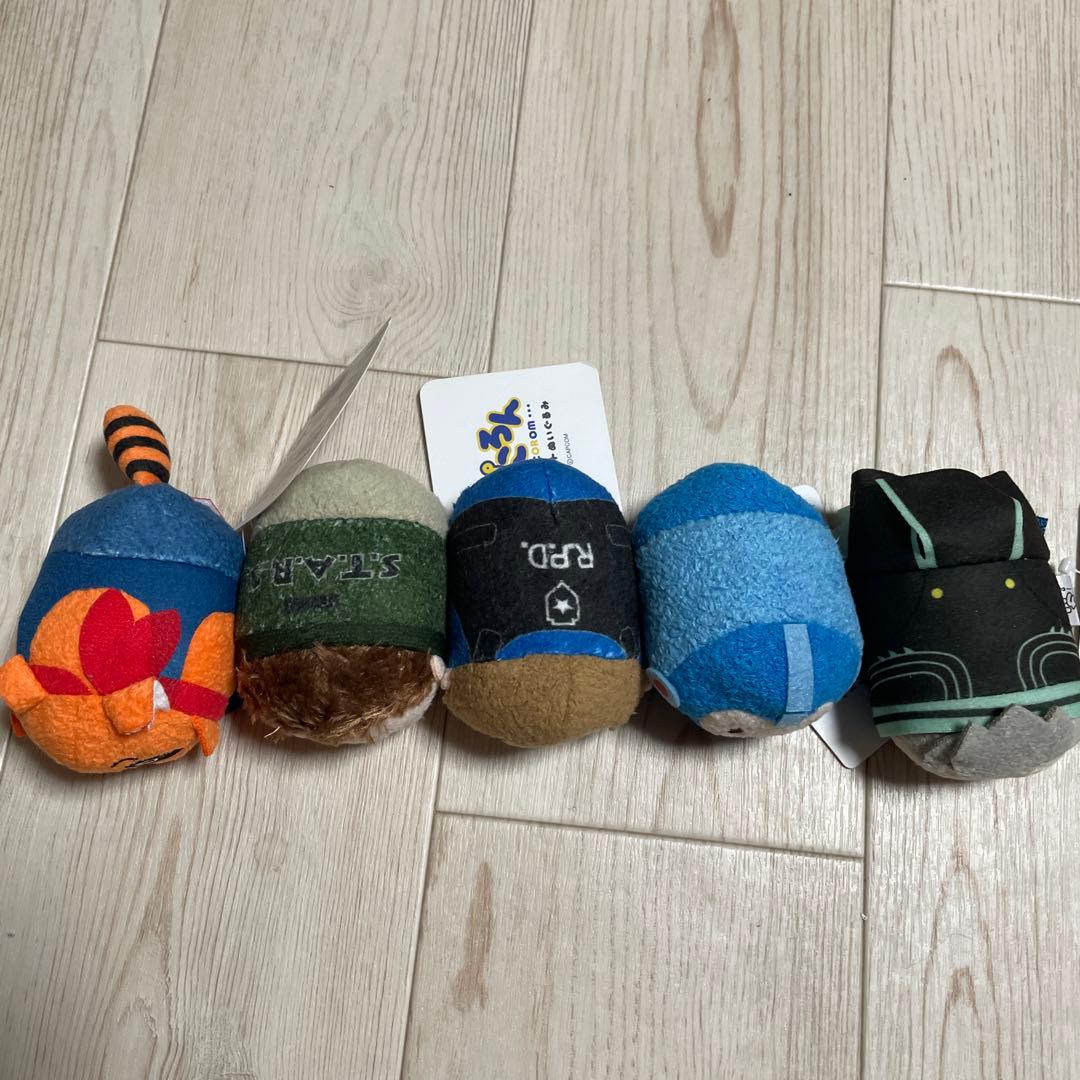 カプころん ぬいぐるみ デビルメイクライ レオン ジル ロックマン ラクーン