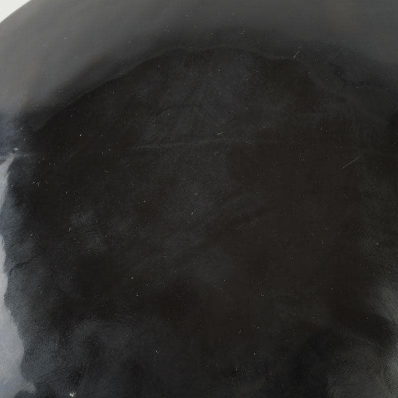 七宝焼　花文　飾皿　皿立付　時代箱　V　9881