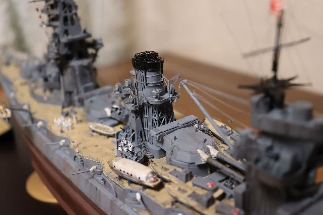 【艦船模型】1/350 戦艦 『 山城 』 完成品 【ジオラマ風】