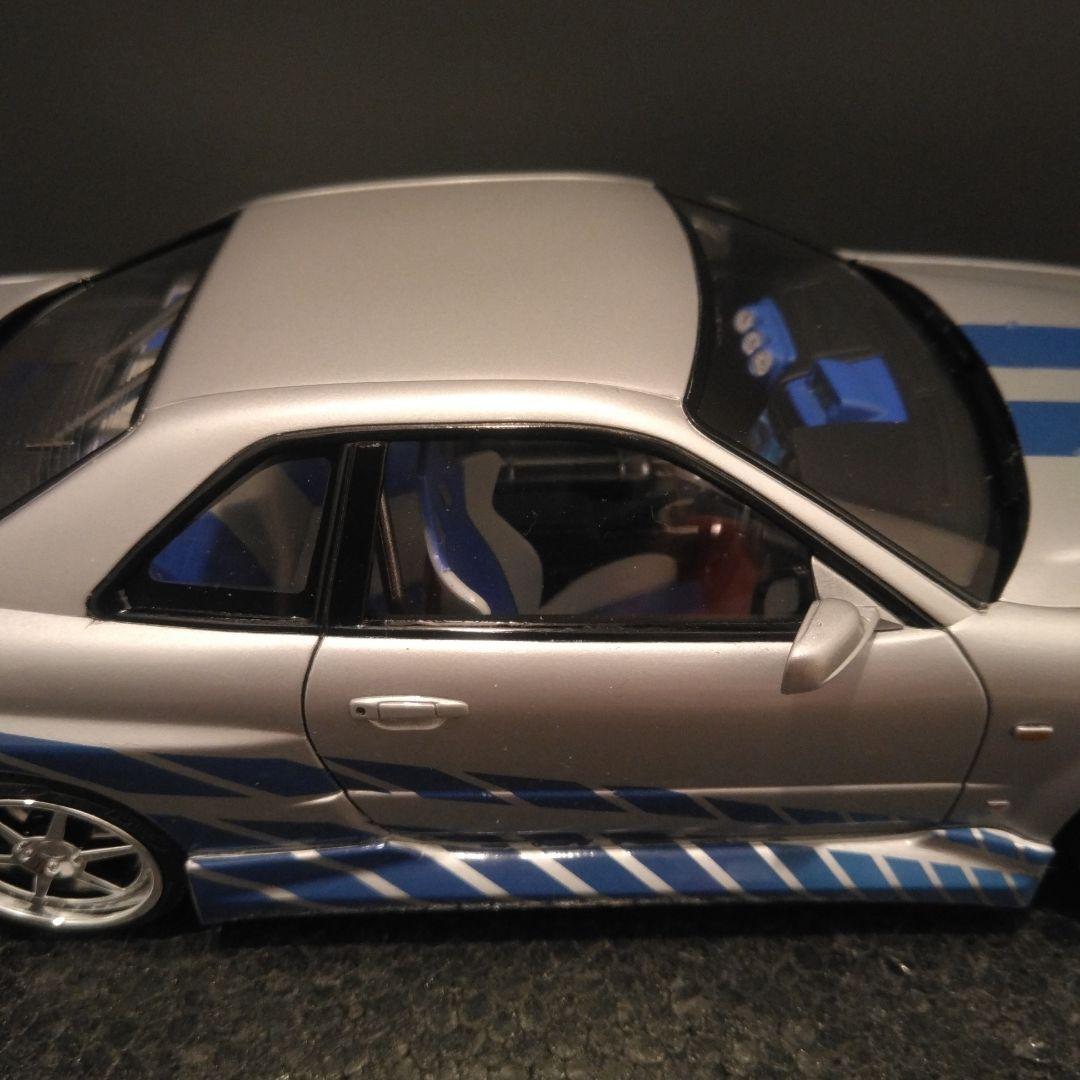 SKYLINE GT-R ワイスピ ブライアン仕様 1/24 アオシマ