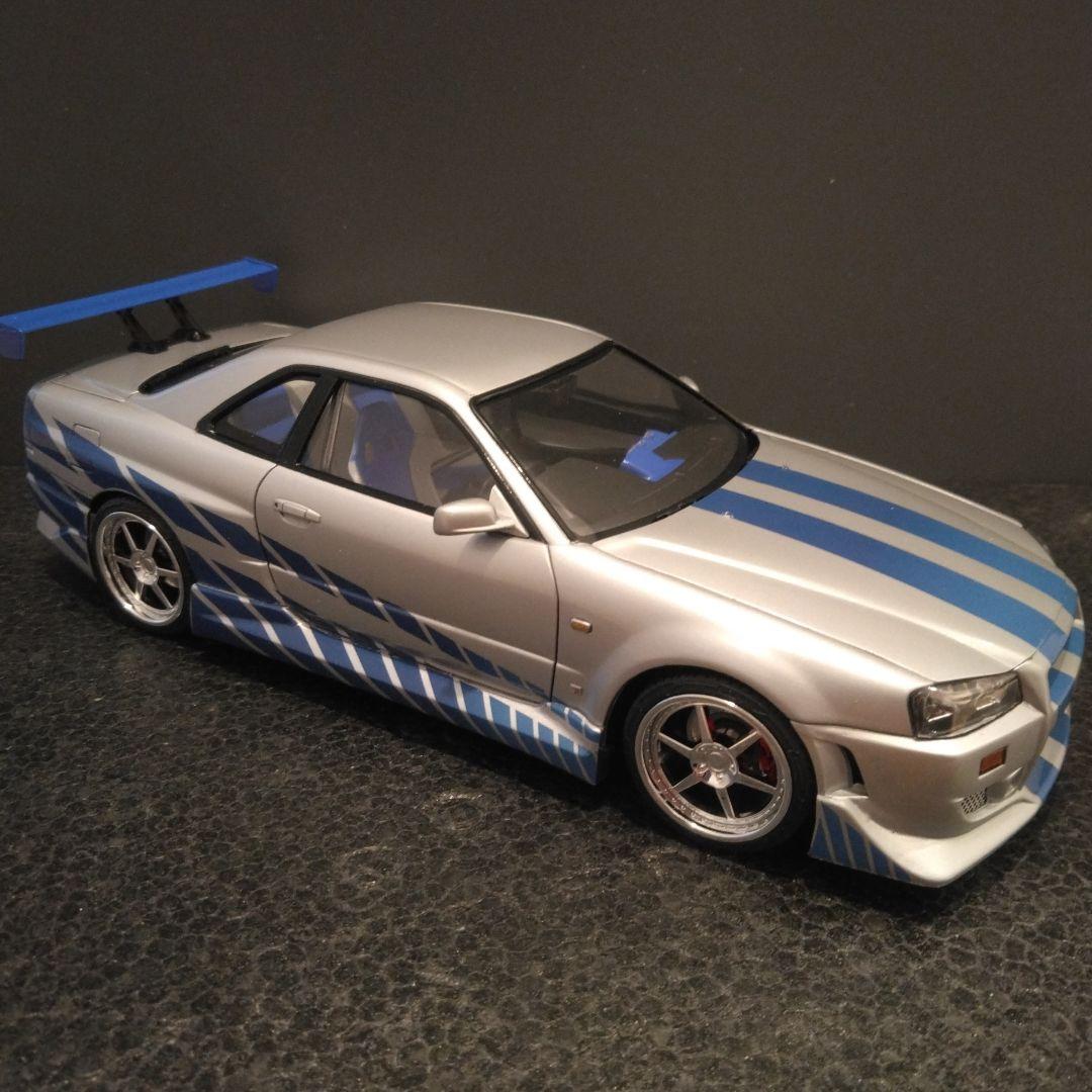 SKYLINE GT-R ワイスピ ブライアン仕様 1/24 アオシマ