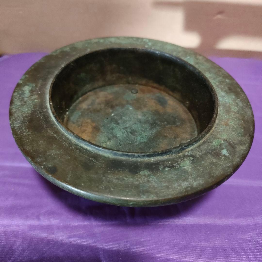 古銅　香炉　３足　中国古玩　明時代　清時代　骨董アンティーク　時代