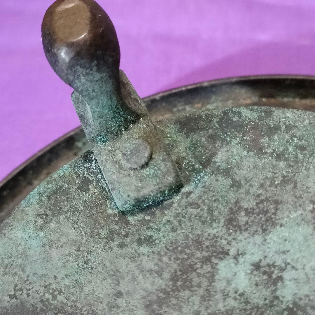 古銅　香炉　３足　中国古玩　明時代　清時代　骨董アンティーク　時代