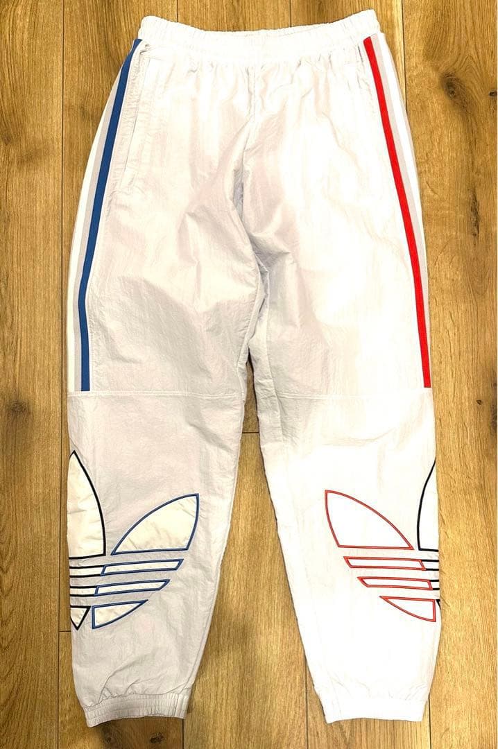 adidas トリコロール ジャージ 上下 Sサイズ白