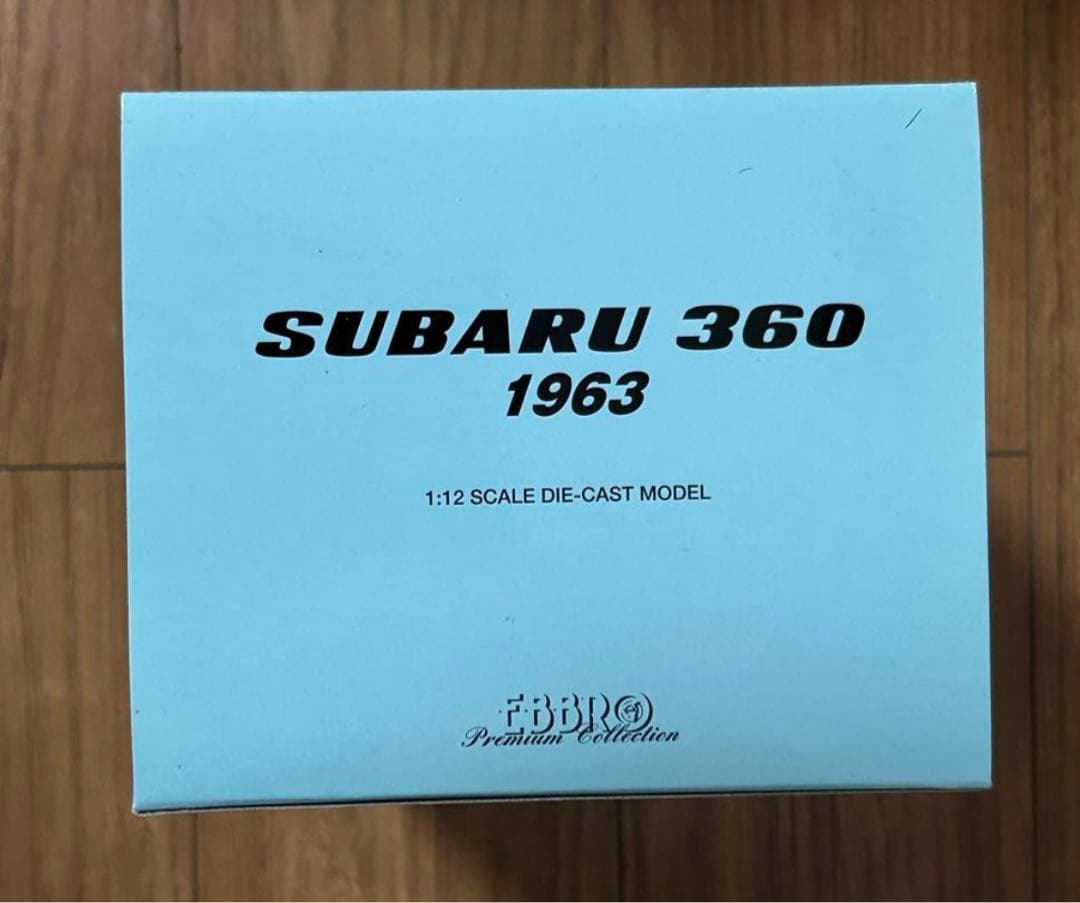 の*ー様 エブロSubaru 360 水色 ミニカー1/12