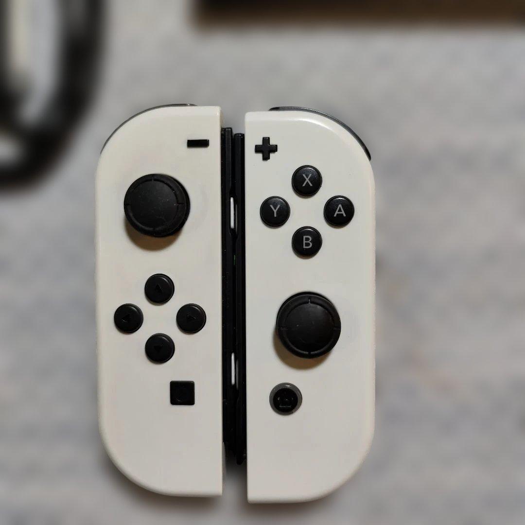 ニンテンドースイッチ　本体　有機EL　ジョイコン2セット　保護フィルム貼ったまま