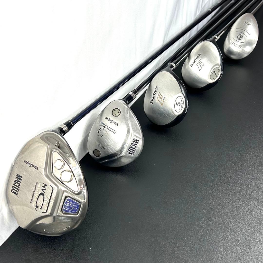本格派 メンズゴルフクラブ 12本 フルセット ゴルフセット ツアステ お試し品