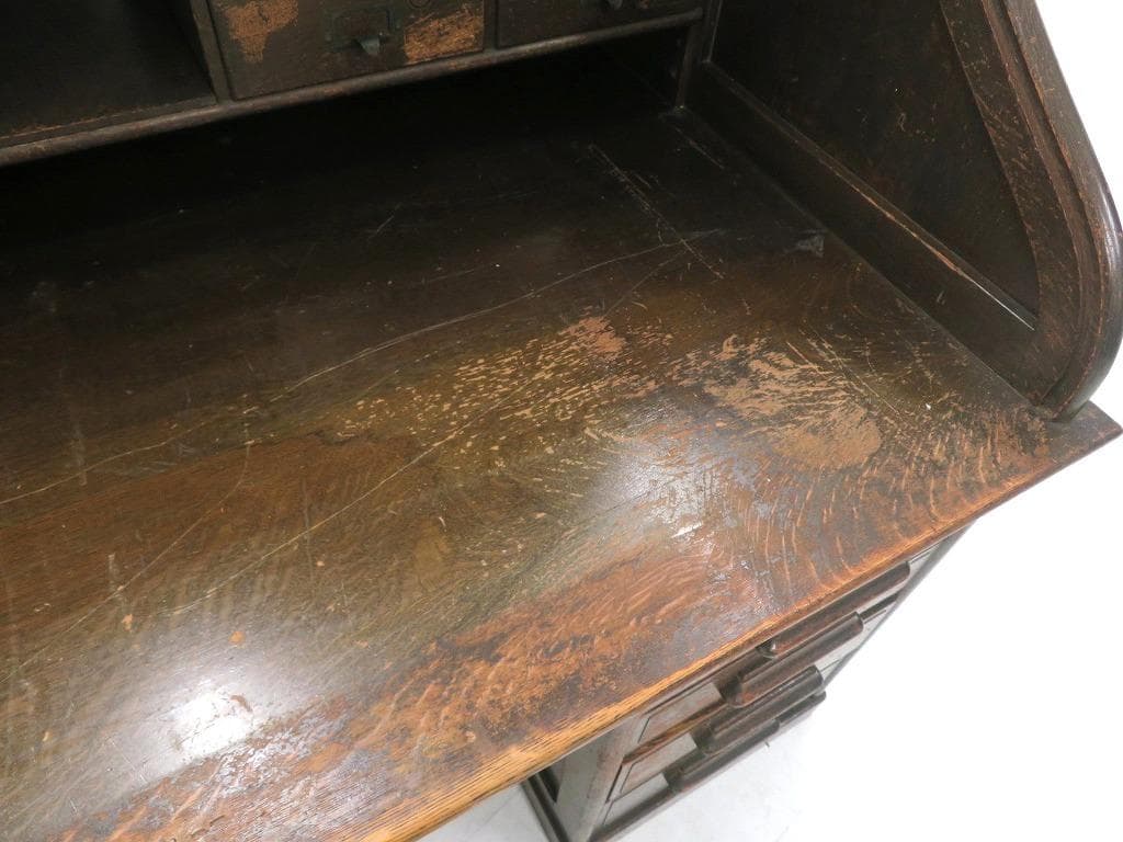 日本の古い　　書斎机　両袖机　和モダン　和製　アンティーク　店舗什器　カフェ