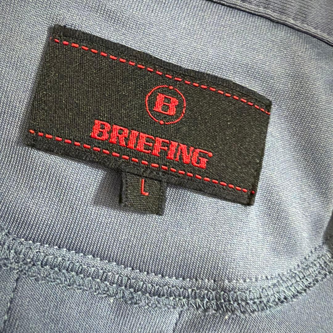 ブリーフィングBRIEFING グレー ポロシャツL