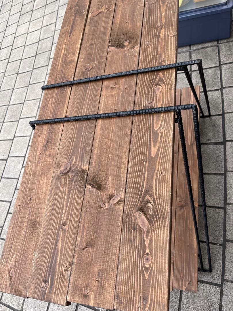 3wayアイアンシェルフ（テーブル）　収納袋付き