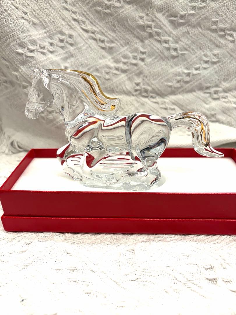 【未使用品】Baccarat 2026干支　馬ゴールド
