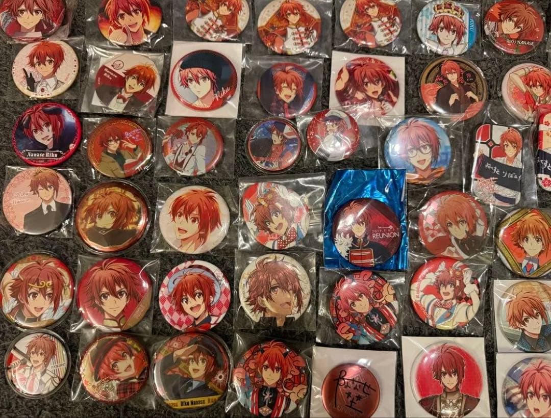 アイナナ 七瀬陸 等身缶バッジセット