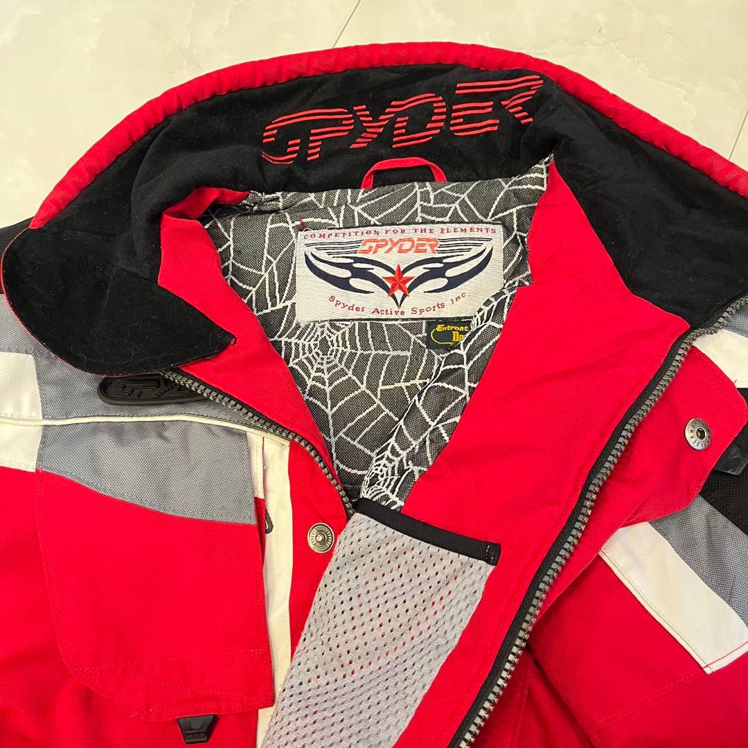 SPYDER スパイダー　メンズ　ウィンタージャケット　スノーウェア　黒×赤