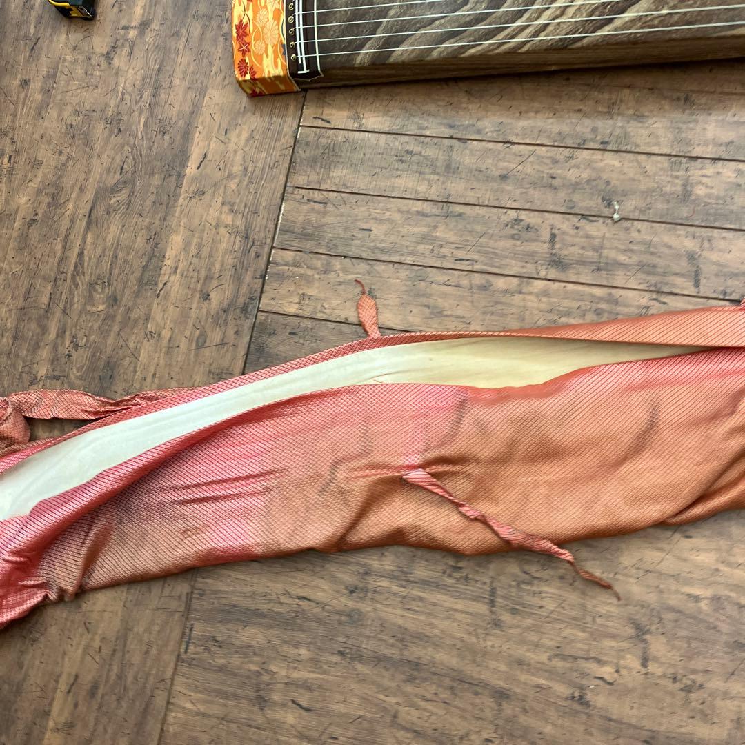 昭和レトロ すだれ掘り 13弦 伝統琴 琴 弦楽器 和楽器 ソフトケース付き